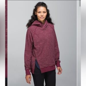 Lululemon Om & Roam Pullover Heathered Marled Rust Berry / Rust Berry Size 10